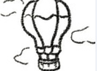 简笔画--画个能环球旅游的热气球