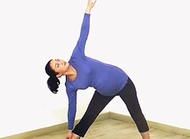 孕中期瑜伽视频：三角式！