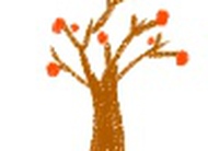 简笔画--画一棵硕果累累的大树